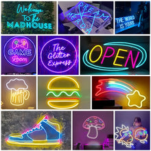 Custom Neon Sign LED Letter Light Wedding Decor Wall Art Bar