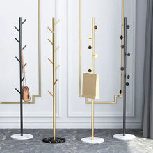 Nordic Gold Standing Coat Rack Modern Quality Metal Coat Rack Marble