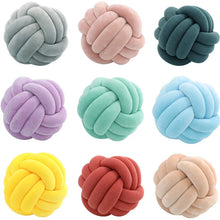 Inyahome Soft Knot Ball Pillows Round Throw Pillow Cushion Kids Home