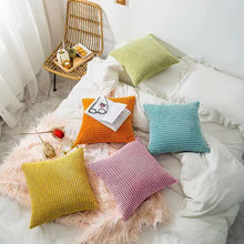 Soft Corduroy Corn Grain Home Decorative Cushion Cover