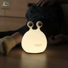 Cartoon Slug LED Night Light Bedroom Sleeping Eye Protection Silicone