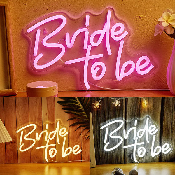 Chi-buy LED Neon Bride To Be USB Powered Neon Signs Night Light