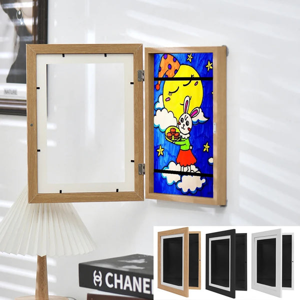 A4 8.5X11inch Children Art Frames Magnetic Front Open Changeable Kids